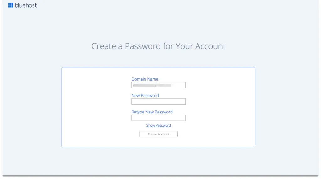 how to start a blog - create a secure password