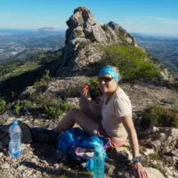 Alison Wright Picnic hiking in the Costa Blanca